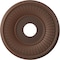 Ekena Millwork Berkshire PVC Medallion (Canopies up to 7"), 16"OD x 3 1/2"ID x 1"P, Universal Aged Metallic Rust CMP16BEDRU - alternate 1